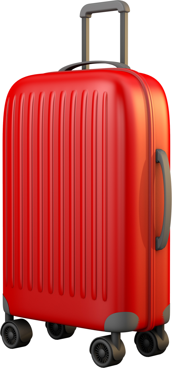 red suitcase